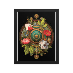 Framed photo paper poster